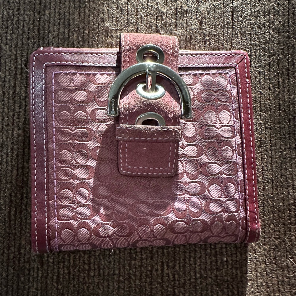 Coach signature wallet